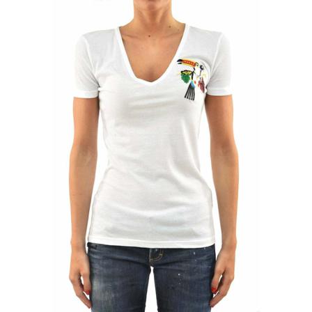 Dsquared2 T-Shirts vit, Dam, Dam, Storlek: L