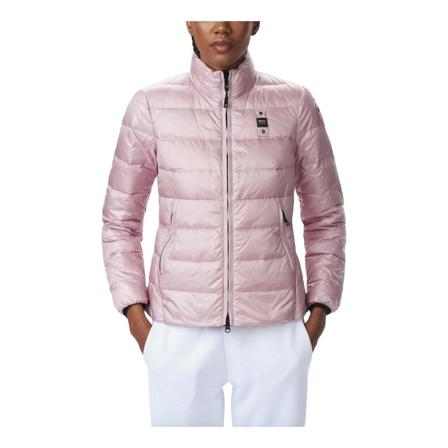 Blauer Nylon Jacka Kappa rosa, Dam, Dam, Storlek: L