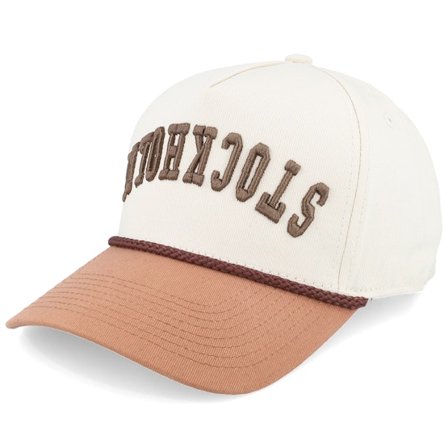 Iconic - Beige - adjustable - Cap - Stockholm Upside Down 3d Stone/Caramel Adjustable - Hatstore