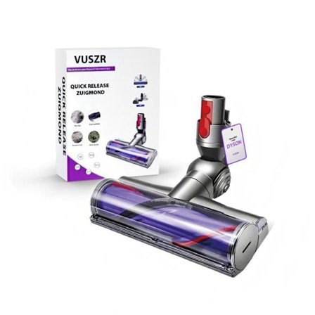 VUSZR Yhteensopiva Dyson V7 V8 V10 V11 V15 SV10 SV11 SV12 SV14 imurin harjan pään kanssa, soveltuu koville lattiapinnoille.