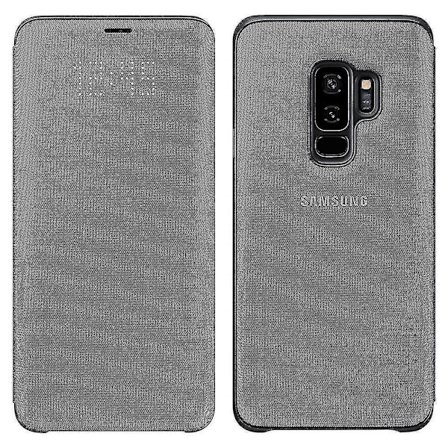 Offisiell Samsung Galaxy S9 LED Flip Case Cover - Svart
