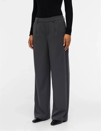 Object Objlisa Wide Pant Noos - Grey - 40