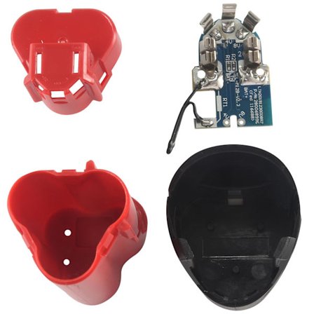 M12 Batteri Plastkasse (Ingen Battericelle) PCB Kretskort for 12V 1.3Ah 1.5Ah 48-11-2411 - Batt