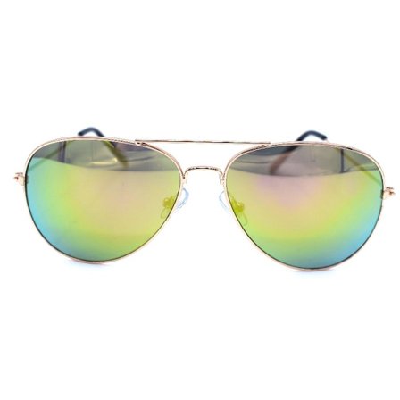 Rosa/grønne Pilot solbriller