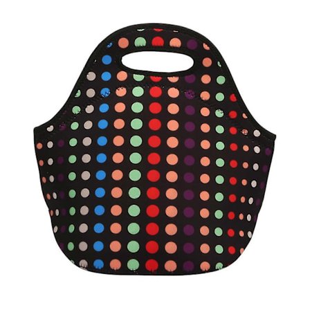 Isoleret Neopren Madtaske Tote Håndtaske Madkasse Madbeholder Tote Køletaske Varm Pose Til Skole Arbejde Kontor