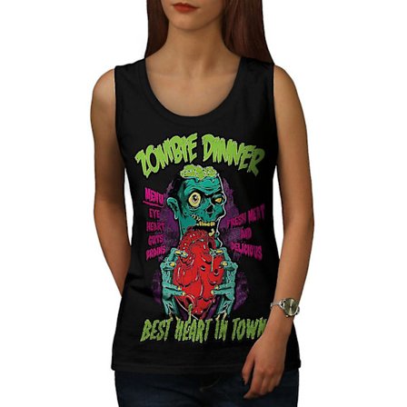 Diner Brain Heart Dam Blacktank Top