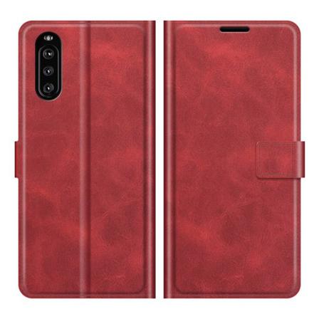 Flip Folio Plånboksfodral Sony Xperia 10 Iii - Röd Röd