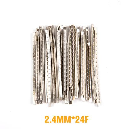 22/24 stk sæt elektriske guitar bånd Wire Fretwire 2,2/2,4 mm Copp 2.4mm*24F
