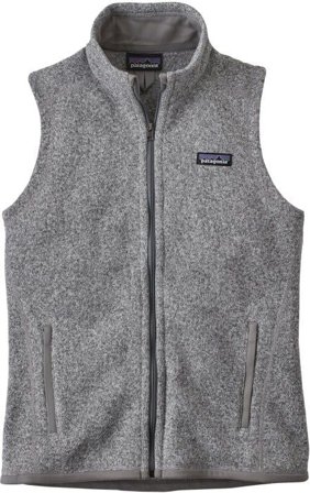 Patagonia Better Sweater Vest naisten fleeceliivi, harmaa-valkoinen