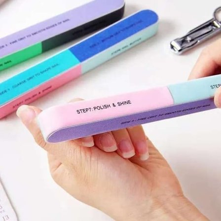 Neglefil med 6 slibefunktioner, Perfekte negle på en nem måde