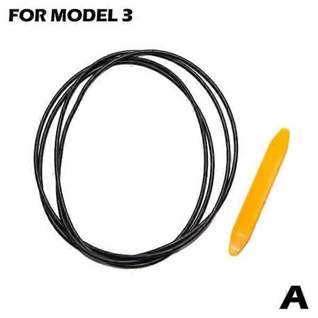För Tesla Model 3/Y Soltak Tätningslist Vindruta ljudisolering För modell 3 One-size För modell 3 One-size