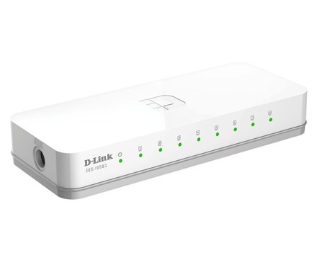 D-LINK DES-1008C - 8-Port Fast Ethernet Unmanaged Switch