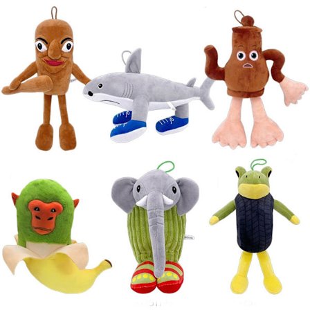 30 cm Italiensk Brainrot Plys Legetøj Fyldt Dukke Tralalelo Tralala Plys Tungtungtung Sahur Lirili Larila Bananini bløde puder