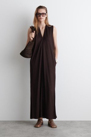 COS Frauen Fisherman-Sandalen Aus Gummi in Braun