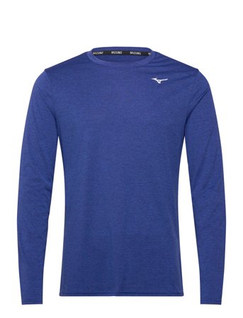 Mizuno Core Impulse Long Sleeve Tee - Blue - XL