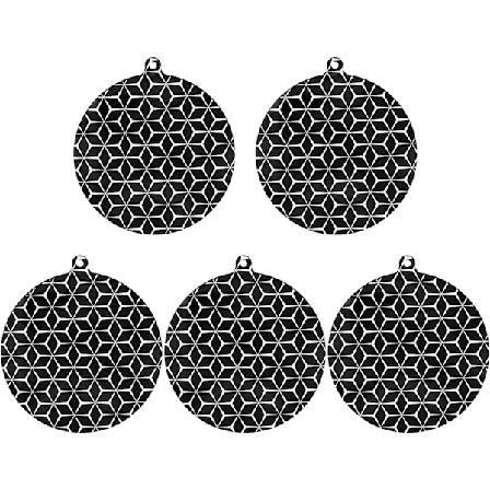 5 stk Induksjonstoppbeskytter, Induksjonstoppdekke Matte, Koketoppdeksler for Induksjonstopp Antislipp Matte Silikonpute Riper Beskytter Deksel Varme 