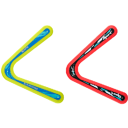 Pehmeä bumerangi hauskoihin ulkoleikkeihin