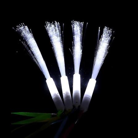 24 kpl valokuituvarren led-valkoisia hehkutikkuja