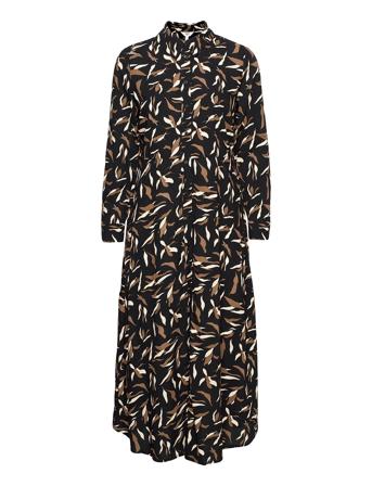 Objlorena L/S Long Shirt Dress Patterned Object