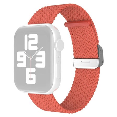 Apple Watch (45 mm) klockarmband i enkel nylon - Orange