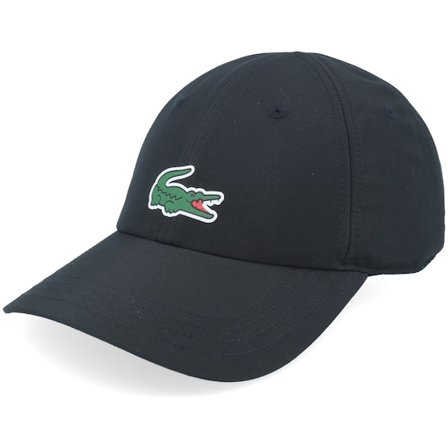 Lacoste - Svart unconstructed Caps - Black Dad Cap @ Hatstore