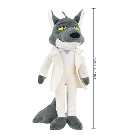 The Bad Guys Plys Legetøj Stor Størrelse 40cm/16inch Den Store Stygge Ulv Plys Legetøj Gaver Til Børn Drenge Og Piger LANG