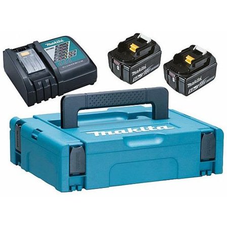 Makita Powerpack 197624-2 Ladepakke 2 x 5,0 AH + lader, Maskintilbehør & forbruk