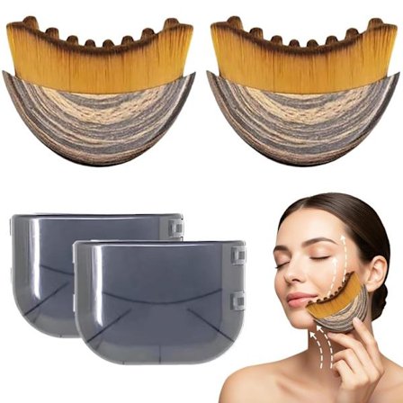 Uusi lymfaattinen kuivatus kasvoharja, ergonominen lymfahieronta kasvoille, kuivaharjaus kasvoharja, edistää verenkiertoa ja lievittää väsymystä