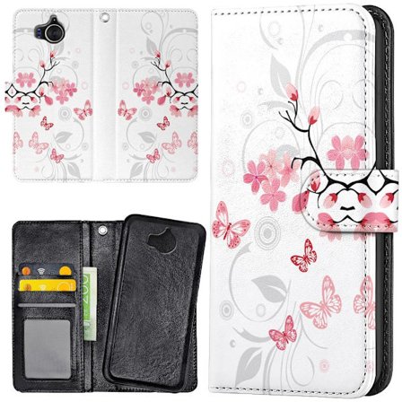 Huawei Y6 (2017) - Plånboksfodral/Skal Naturligt Mönster