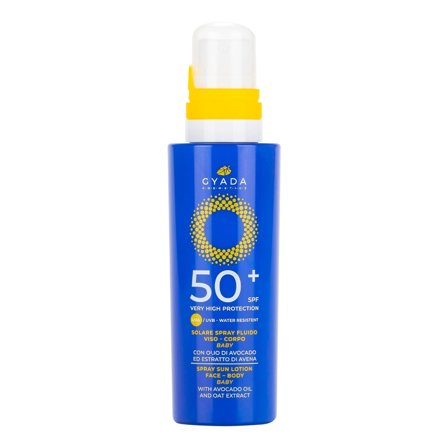 Gyada Cosmetics Solare Spray Viso Corpo Baby SPF50+ 150ml - Crema Solare Bambini