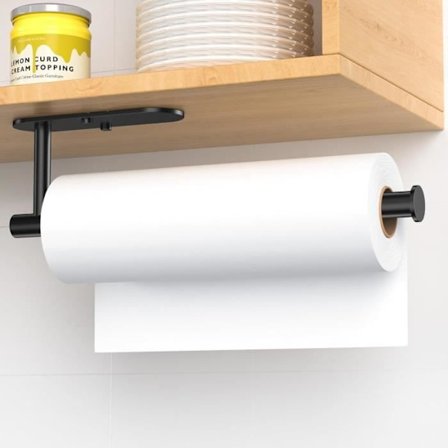 Seinään kiinnitettävä talouspaperiteline, itseliimautuva keittiöpaperiteline tai kaksoisreikä keittiön kaappiin tai kylpyhuoneeseen