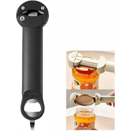 Flaskeåbner og dåseåbner til svage hænder, gigtramte hænder, seniorer, lav styrke og børn med ølflaskeåbner