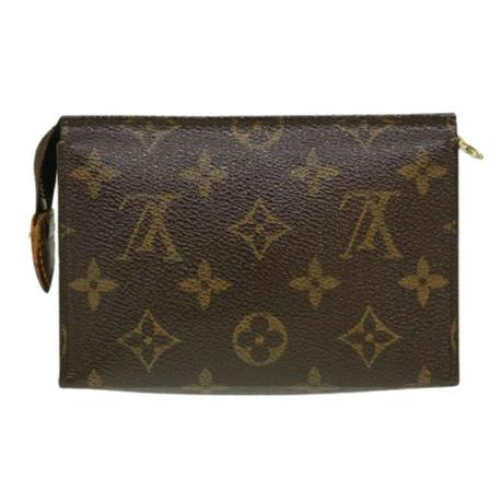 Louis Vuitton Vintage, Pre-owned Canvas pouches Bruin, Dames, Maat:ONE Size,leer