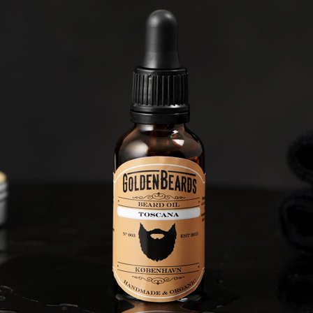 Aceite para barba orgánico Toscana para hombres - Aceite para barba