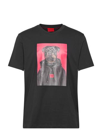 Dound T-shirt Sort HUGO