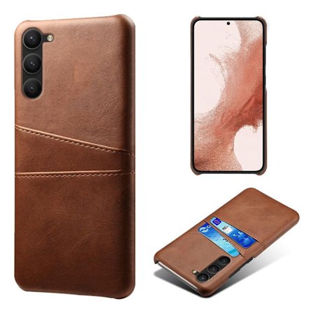 SKALO Samsung S23 PU-nahkainen Korttikotelo - Ruskea