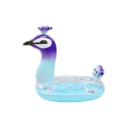 Uppblåsbar flyt, glitter paljett djur pool flyter, pool uppblåsbara för barn och vuxna