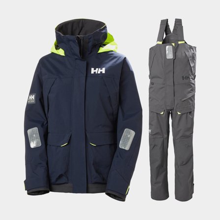 Traje de navegación Helly Hansen Pier 3.0 + Skagen, Navy + Ebony, mujer, Large