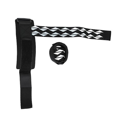 2 st. Viktlyftningsbälte Handgrepp Stöd Handledsremmar för Pull Up Horisontell Stång Hantel Sport