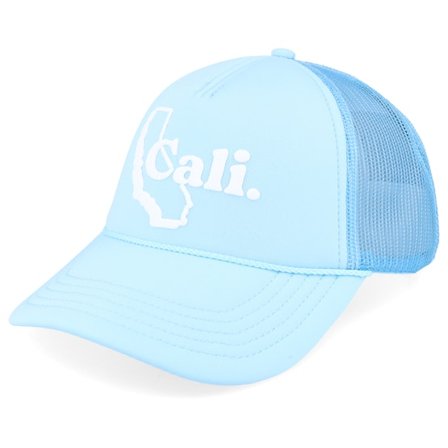 American Needle - California Foamy Valin Sky Blue Trucker Trucker Blue Cap - @ Hatstore