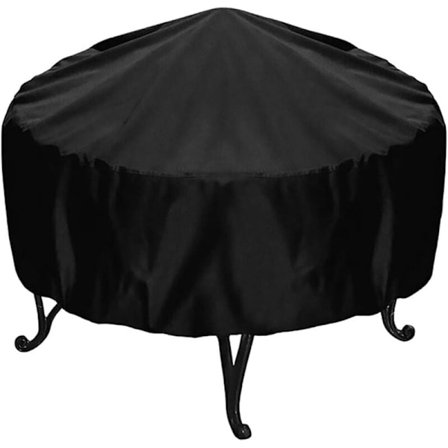 Vedenpitävä pyöreä BBQ-suojus 75 cm x 30 cm, pölytiivis ulkogrillin suoja, Oxford-kangasta