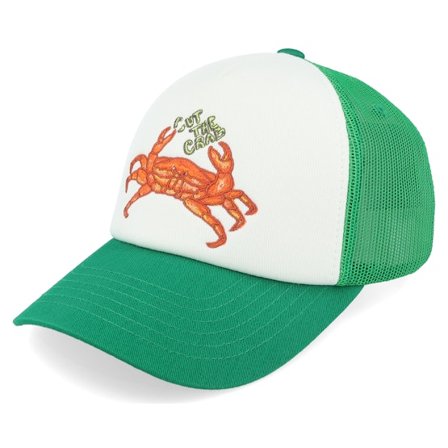 Upfront - Grønn trucker Caps - Crab A-shape Cap Green Trucker @ Hatstore
