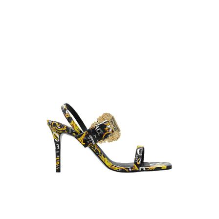 Versace Jeans Couture High Heel Sandalen , Zwart , Dames , Maat: 39 EU