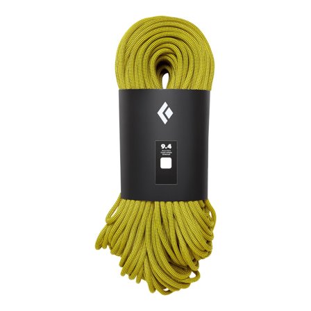 Black Diamond 9.4 Rope 60m Mountaineering equipment Yellow 60M