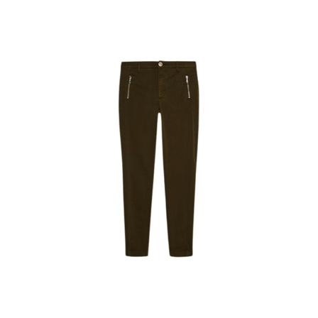 Liu Jo, Straight Trousers Groen, Dames, Maat:W32