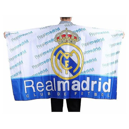 Real Madrid-flagg (VM 2022) (100 % polyester og størrelse 86*138)