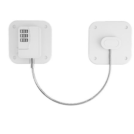 Køleskabslås til børn, køleskabsskabsvindue Dørlås med