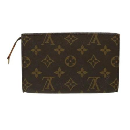 Louis Vuitton Vintage, Pre-owned Canvas pouches Bruin, Dames, Maat:ONE Size,leer