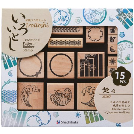 Stamp Set Iroitoshi Soso 15-Pack