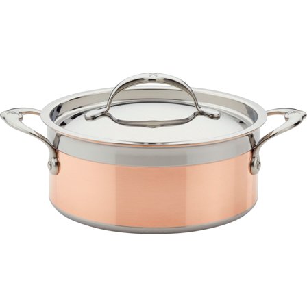 Hestan Copperbond gryde med låg Ø20 cm - Kobber / rustfrit stål | KitchenOne